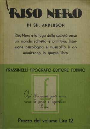 Sherwood Anderson, Riso nero